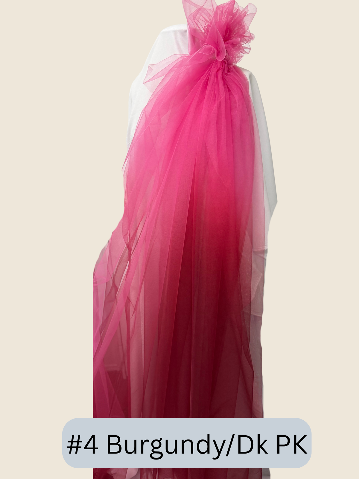 ML212 - Ombre Tulle Fabric by Yard – 58"