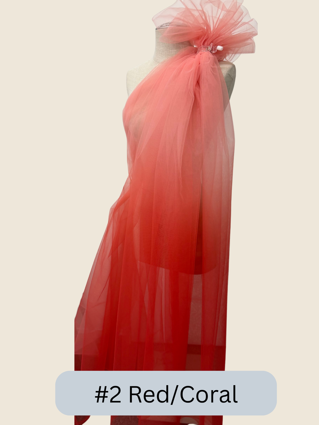 ML212 - Ombre Tulle Fabric by Yard – 58"