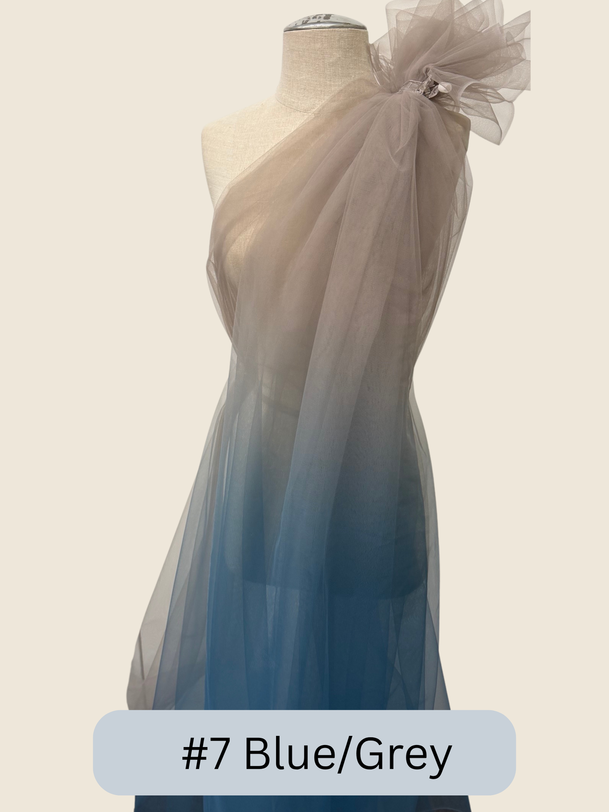 ML212 - Ombre Tulle Fabric by Yard – 58"