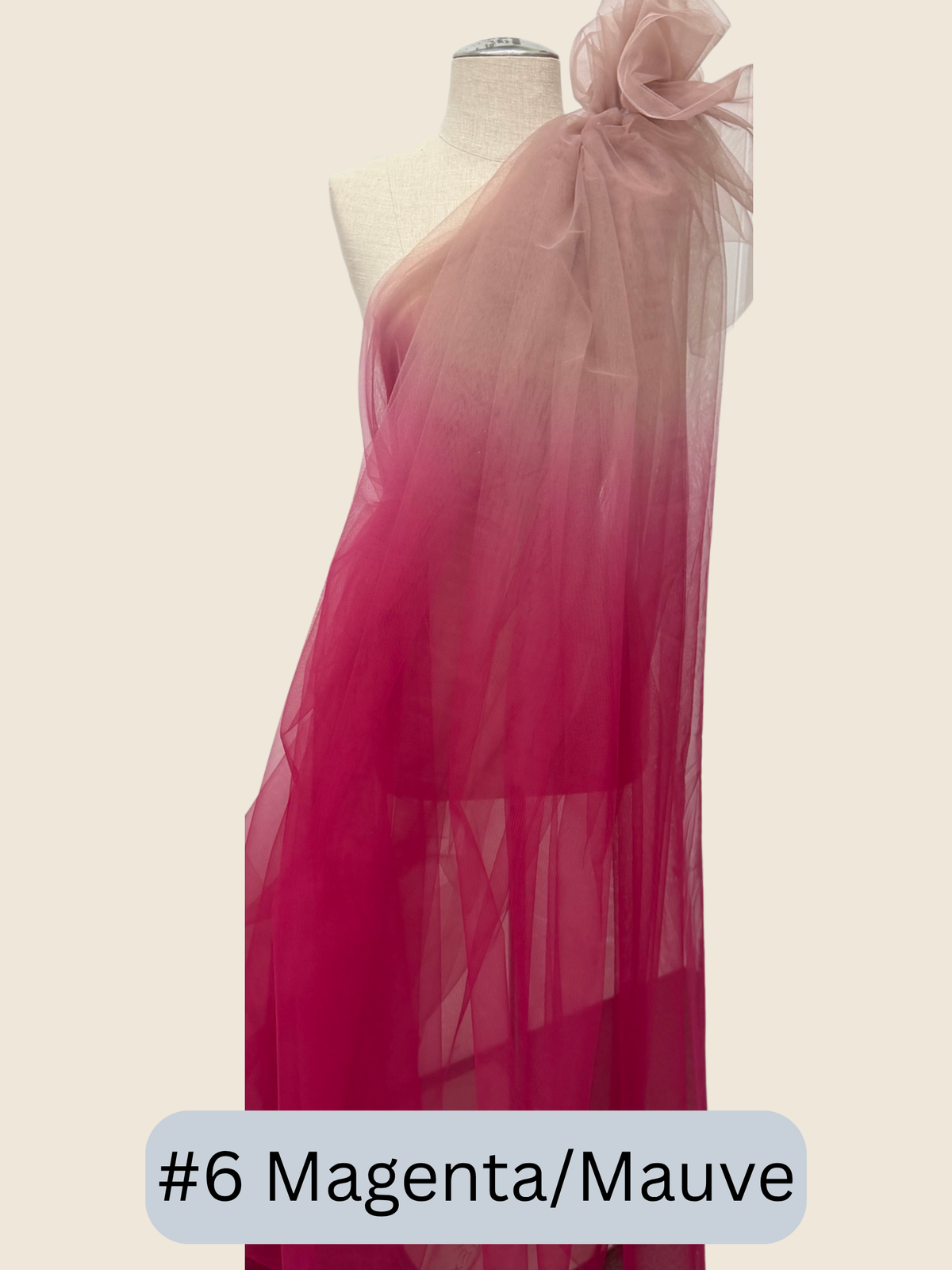 ML212 - Ombre Tulle Fabric by Yard – 58"