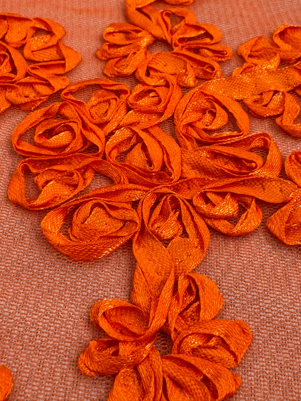 ML144 3D FLORAL RIBBON LACE FABRIC