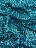 ML210 - Lace Fabric by Yard – 52" Stretch Mesh with Sequins for Gowns, Tablecloth, Party Decor