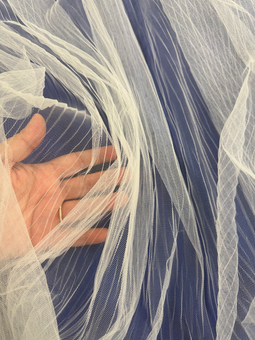 ML211 - Pleated Tulle Fabric by Yard – 58"