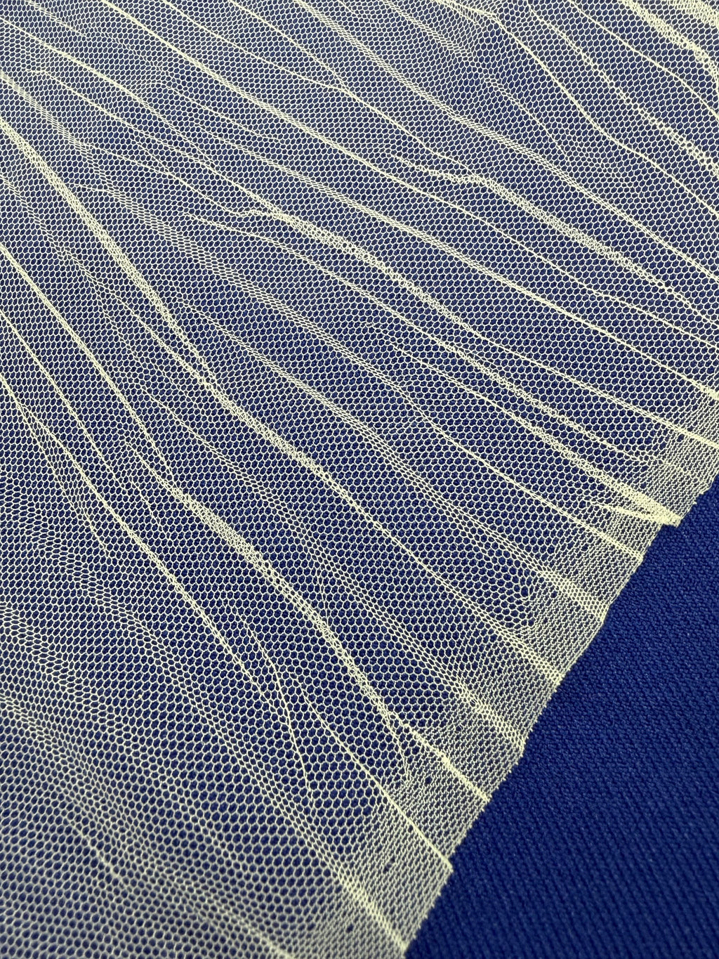 ML211 - Pleated Tulle Fabric by Yard – 58"
