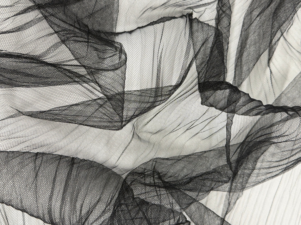 ML211 - Pleated Tulle Fabric by Yard – 58"