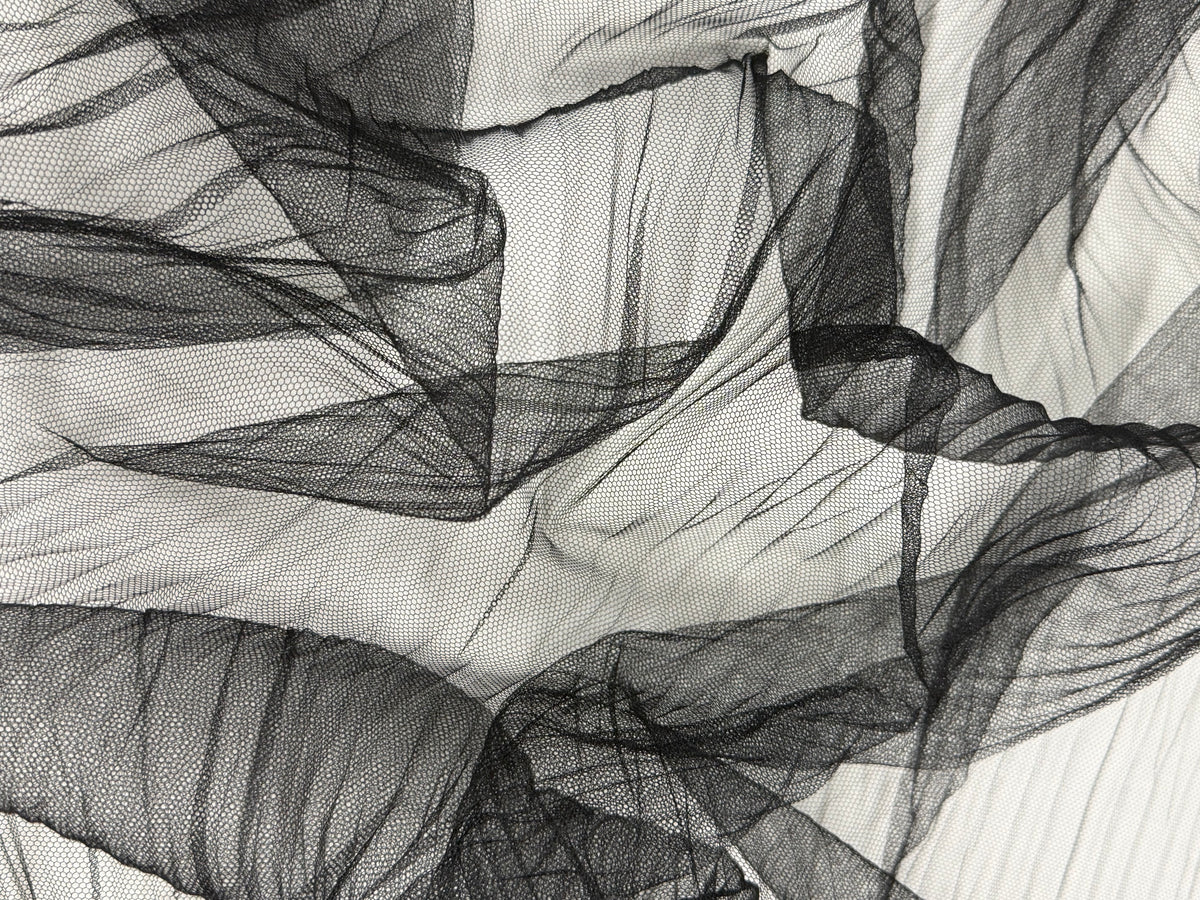 ML211 - Pleated Tulle Fabric by Yard – 58"