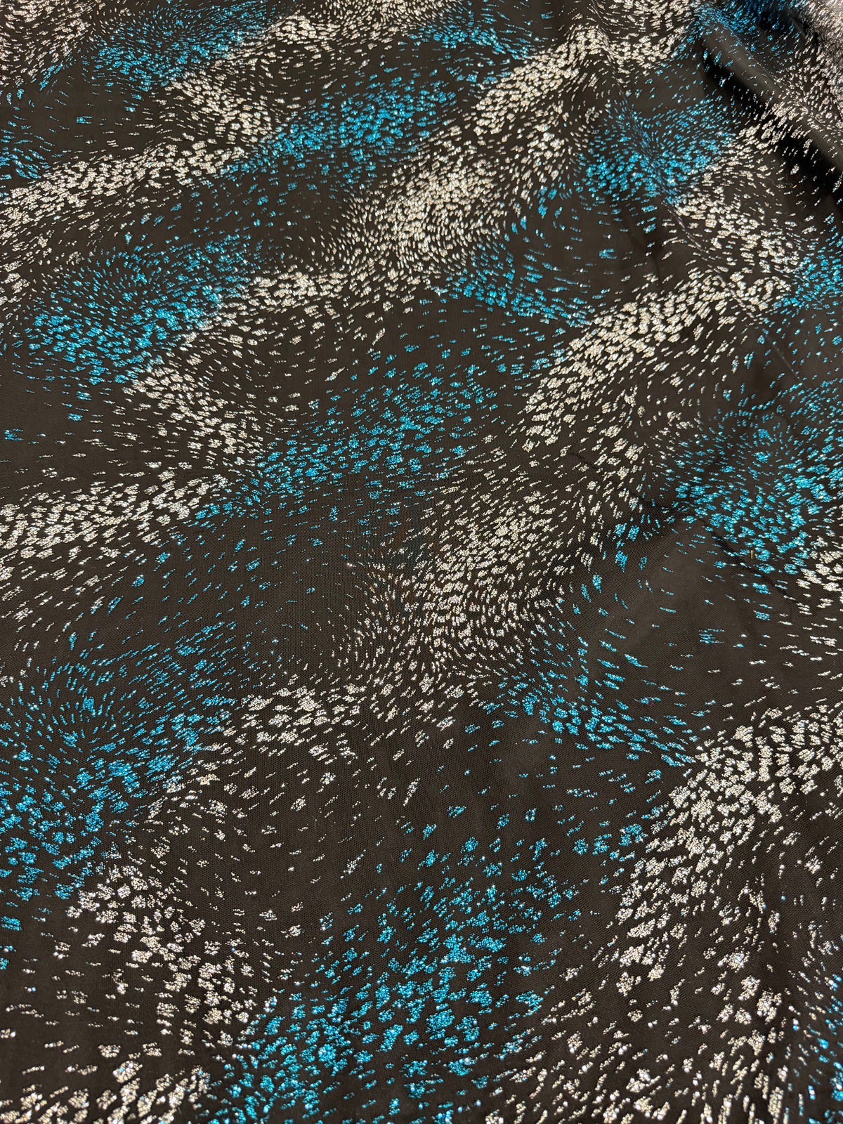 ML183 - Glitter Fabric by Yard – 60" Wide Sparklin Lace for Dancewear, Gowns, Tablecloth, Party Decor