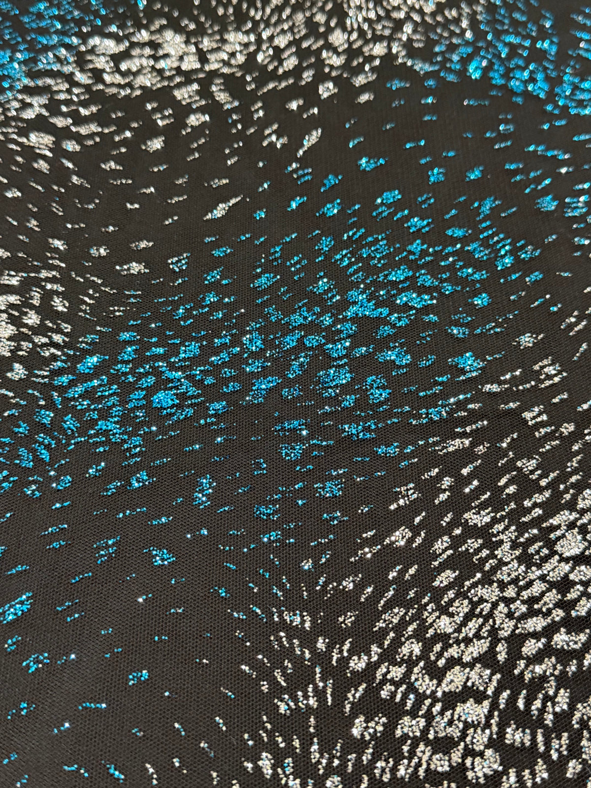 ML183 - Glitter Fabric by Yard – 60" Wide Sparklin Lace for Dancewear, Gowns, Tablecloth, Party Decor