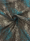 ML183 - Glitter Fabric by Yard – 60" Wide Sparklin Lace for Dancewear, Gowns, Tablecloth, Party Decor