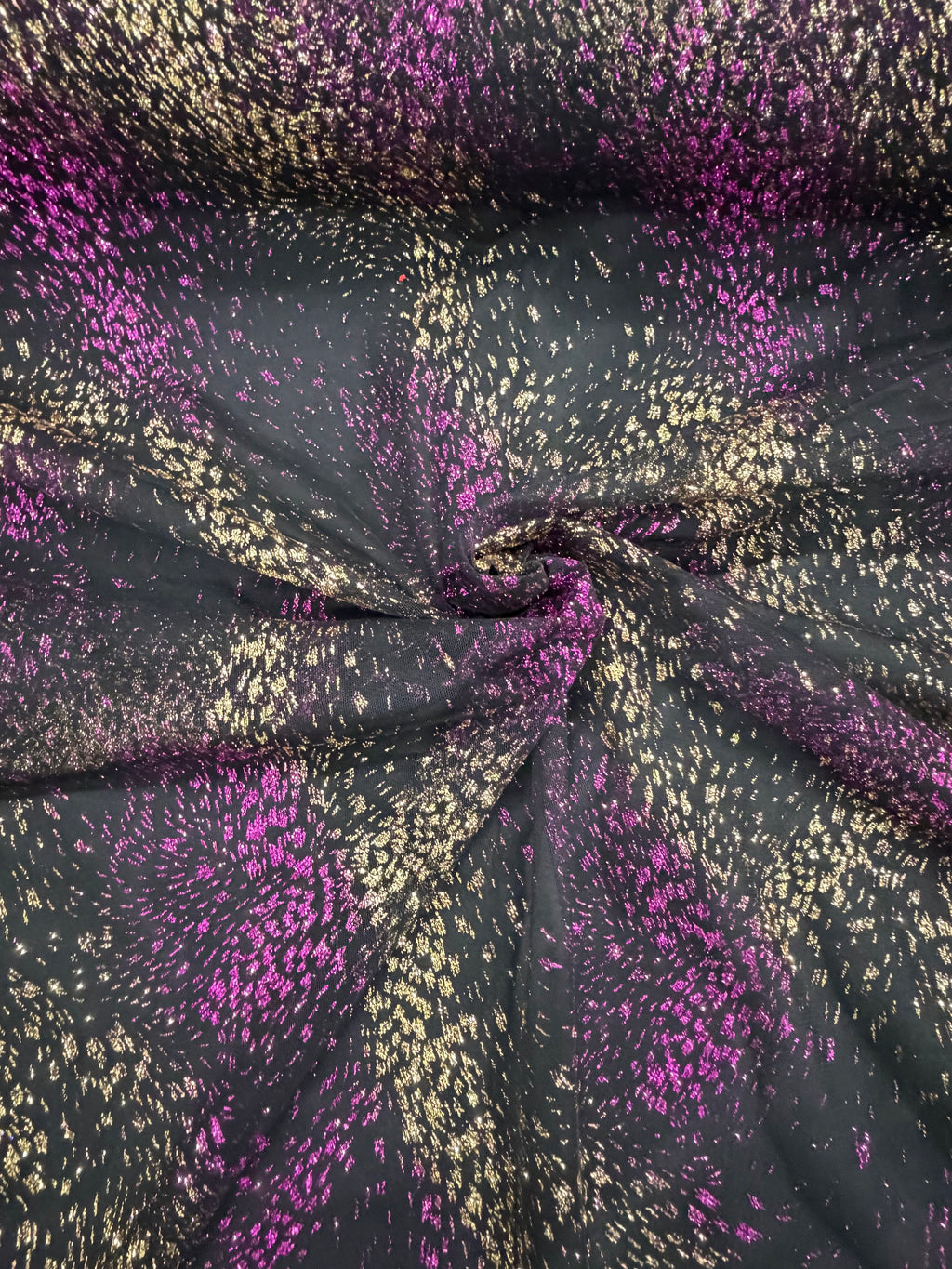 ML183 - Glitter Fabric by Yard – 60" Wide Sparklin Lace for Dancewear, Gowns, Tablecloth, Party Decor