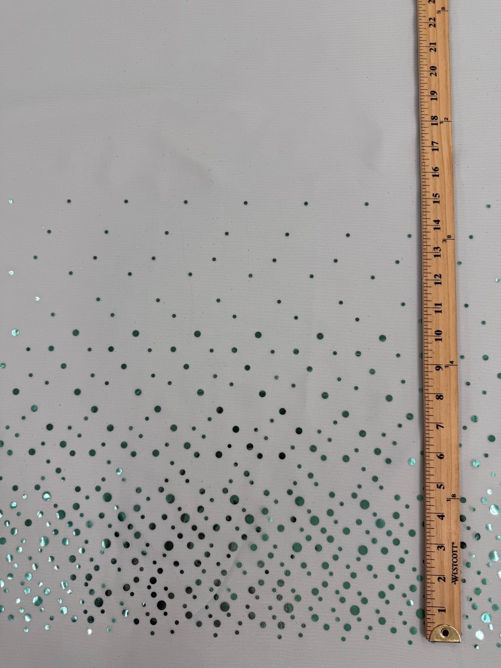 ML187 - Dot Fabric by Yard – 60" Wide Hologram Dot Lace for Dancewear, Gowns, Tablecloth, Party Decor