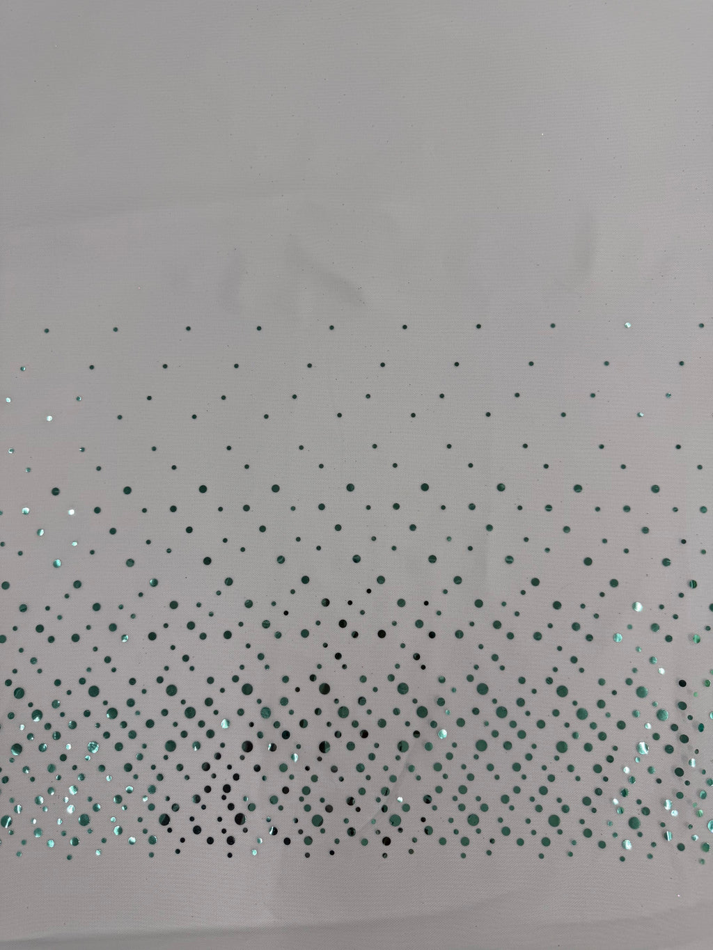 ML187 - Dot Fabric by Yard – 60" Wide Hologram Dot Lace for Dancewear, Gowns, Tablecloth, Party Decor