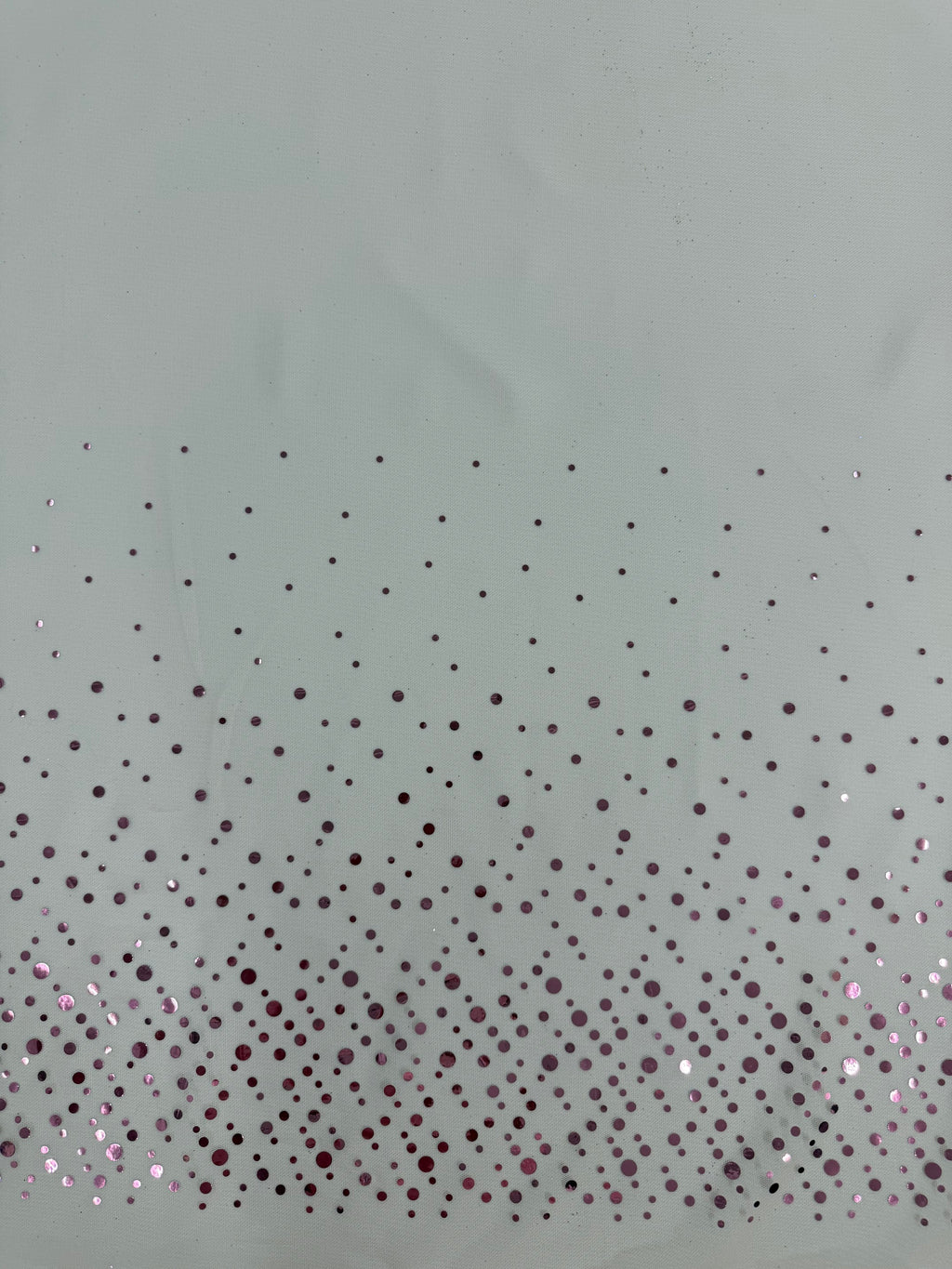ML187 - Dot Fabric by Yard – 60" Wide Hologram Dot Lace for Dancewear, Gowns, Tablecloth, Party Decor