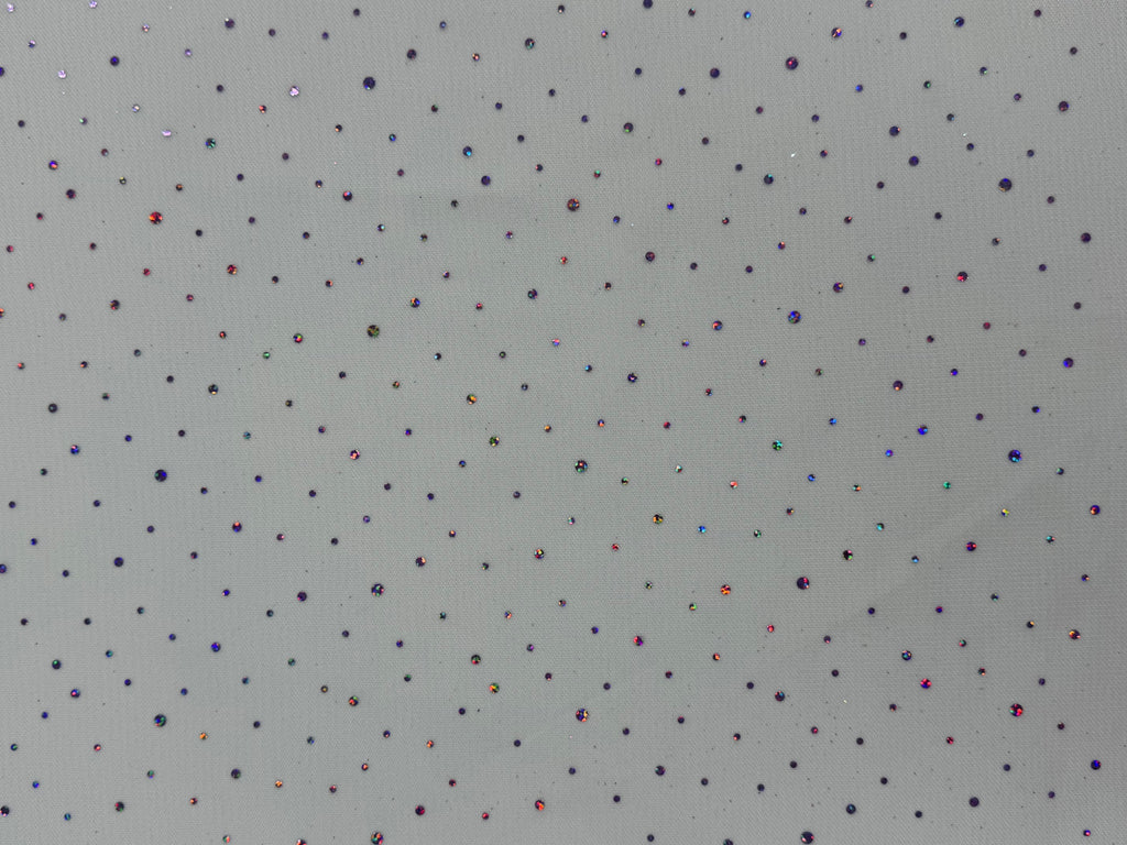 ML199 - Sparkly Fabric by Yard – 60" Wide Tulle Lace for Dancewear, Gowns, Tablecloth, Party Decor