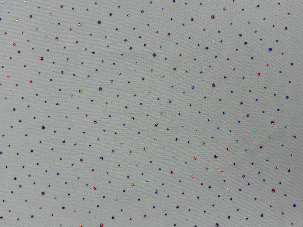 ML199 - Sparkly Fabric by Yard – 60" Wide Tulle Lace for Dancewear, Gowns, Tablecloth, Party Decor