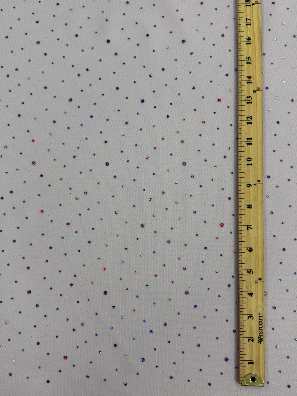 ML199 - Sparkly Fabric by Yard – 60" Wide Tulle Lace for Dancewear, Gowns, Tablecloth, Party Decor