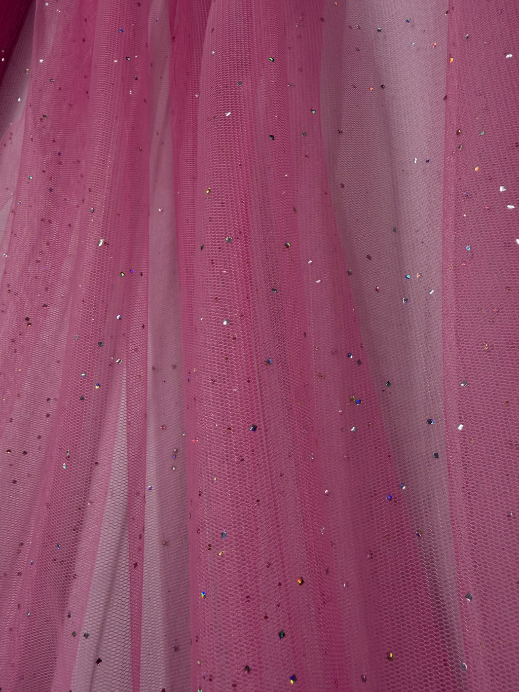 ML181 -  Tulle Fabric by Yard – 60" Wide Sparkling Mesh Tulle for Dancewear, Tutus, Costumes & Dresses