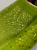 ML186 - Green Omber Dot Fabric by Yard – 60" Wide Hologram Dot Lace for Dancewear, Gowns, Tablecloth, Party Decor (Copy)