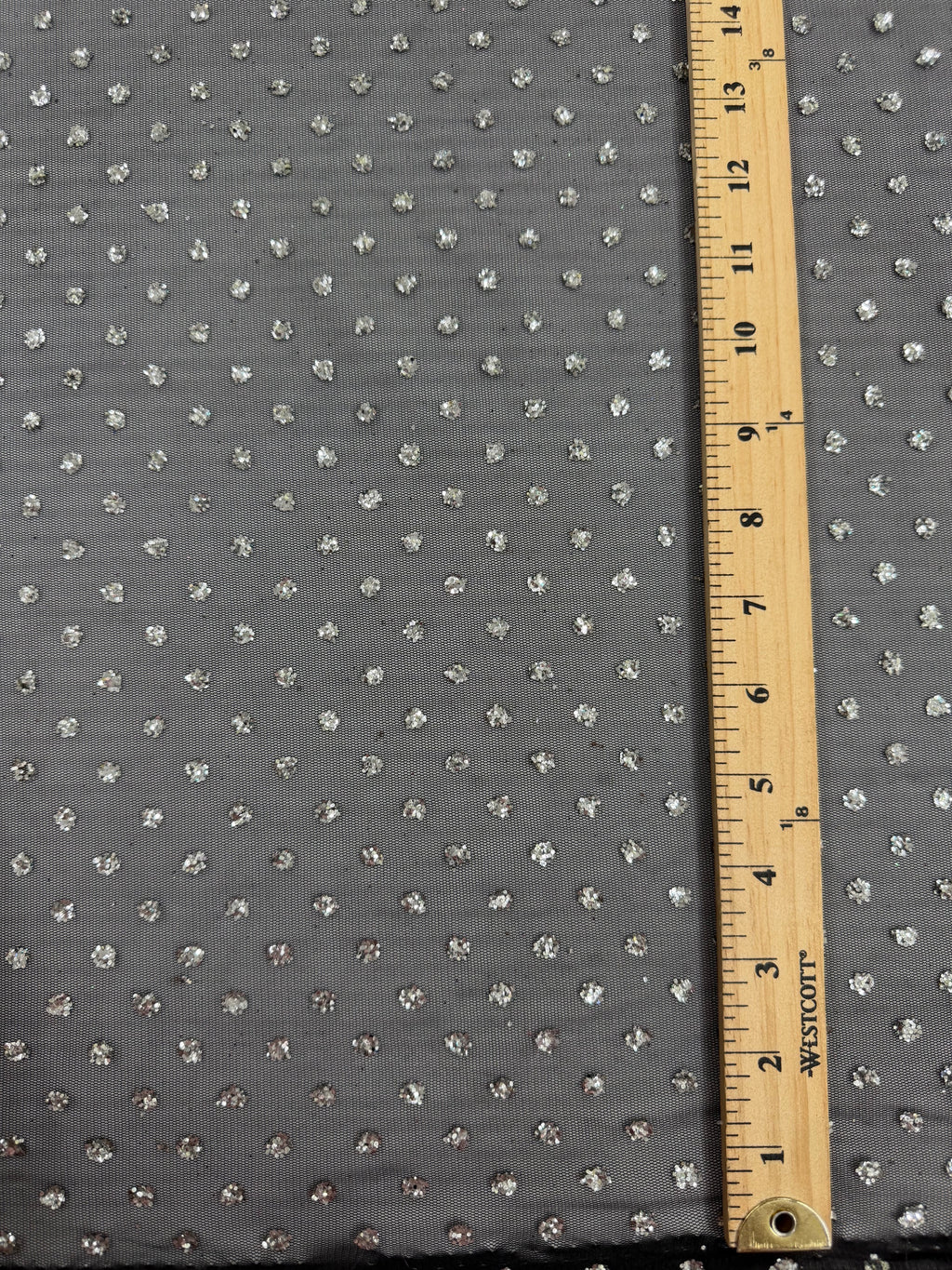 ML176 - Black Silver Fabric by Yard – 60" Wide Glitter Stripe Lace for Dancewear, Gowns, Tablecloth, Party Decor (Copy)