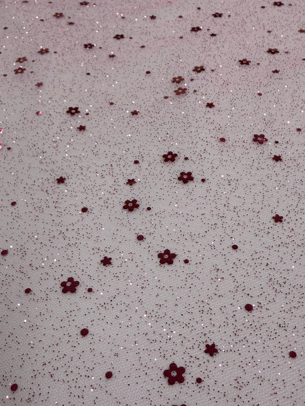 ML191 - Glitter Fabric by Yard – 60" Wide Sparkling Lace for Dancewear, Gowns, Tablecloth, Party Decor