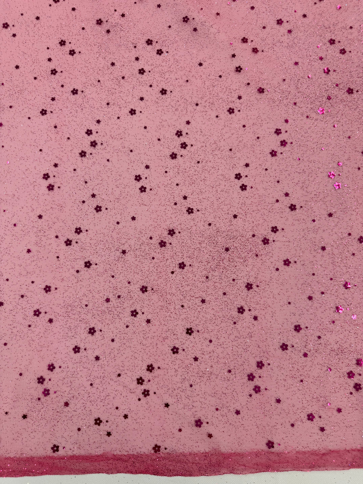 ML191 - Glitter Fabric by Yard – 60" Wide Sparkling Lace for Dancewear, Gowns, Tablecloth, Party Decor