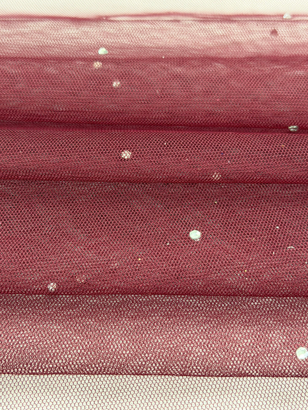 ML193 - Rainstone Fabric by Yard – 60" Wide Tulle Lace for Dancewear, Gowns, Tablecloth, Party Decor