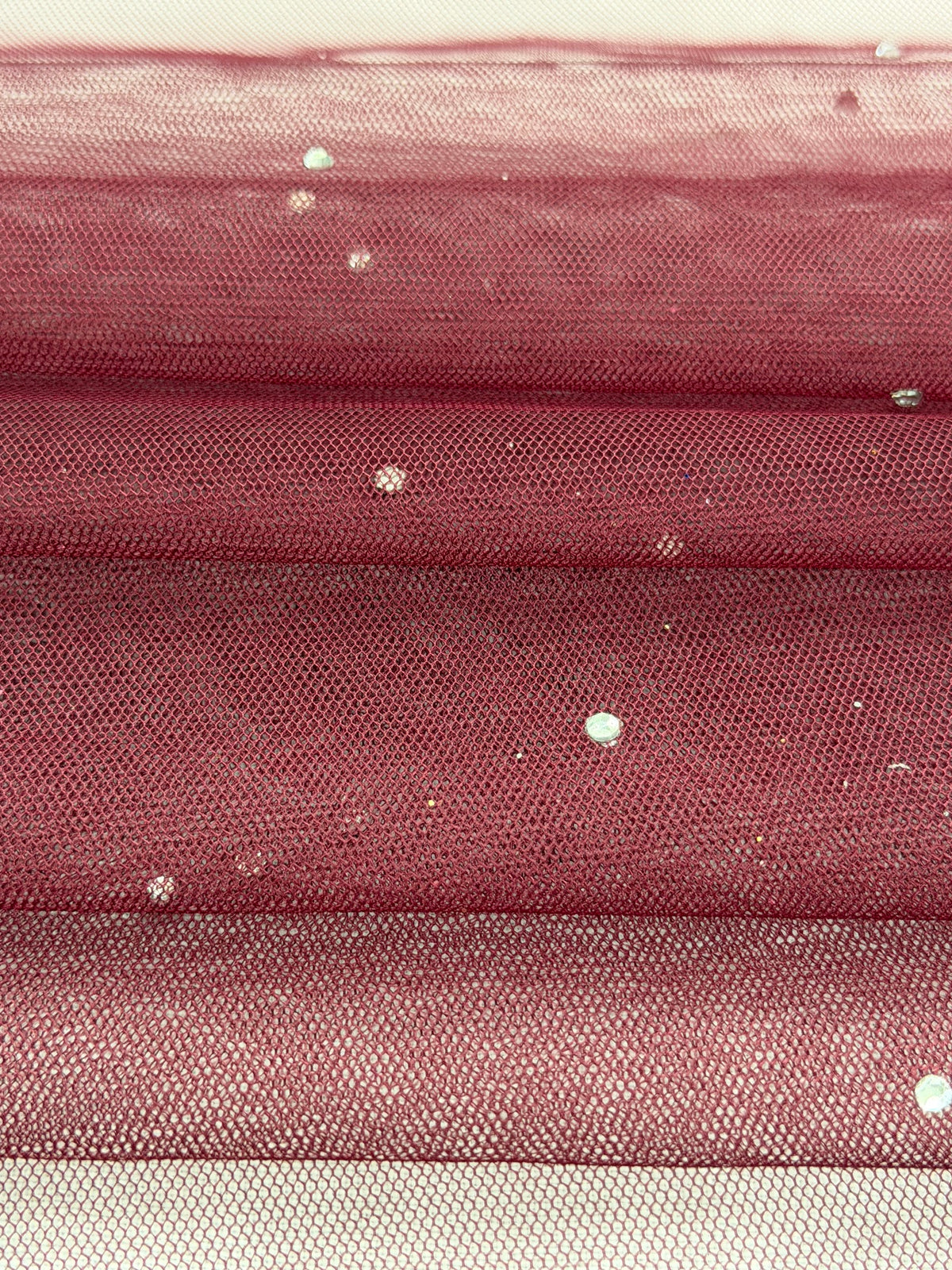 ML193 - Rainstone Fabric by Yard – 60" Wide Tulle Lace for Dancewear, Gowns, Tablecloth, Party Decor
