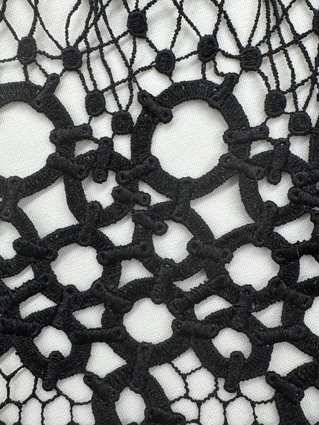 ML108 Geometic Lace Guipiure / Chemical Lace Embroidery