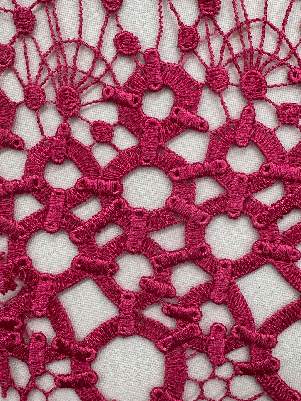 ML108 Geometic Lace Guipiure / Chemical Lace Embroidery