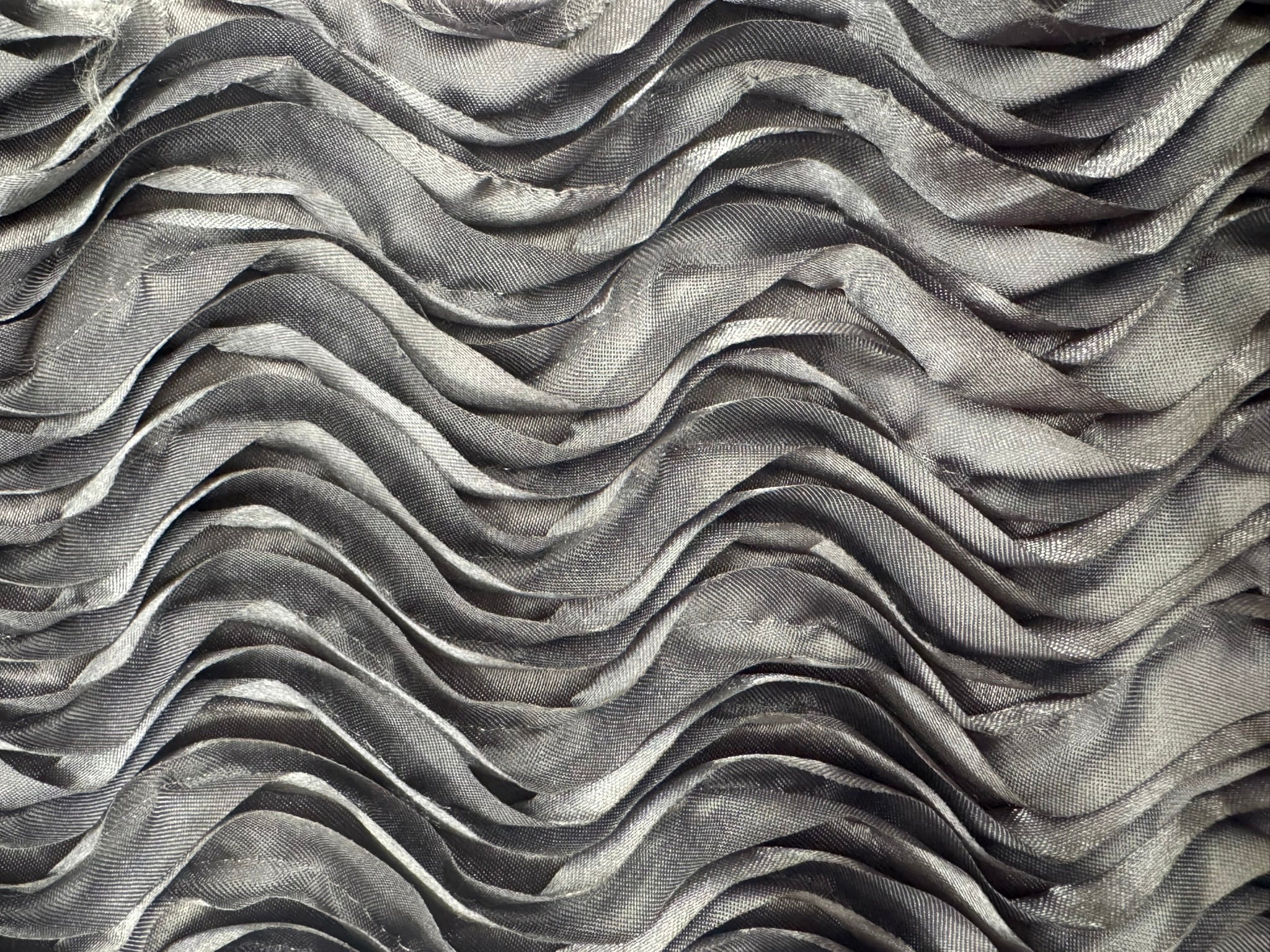 ML149 3D WAVY RIBBON SATIN FABRIC