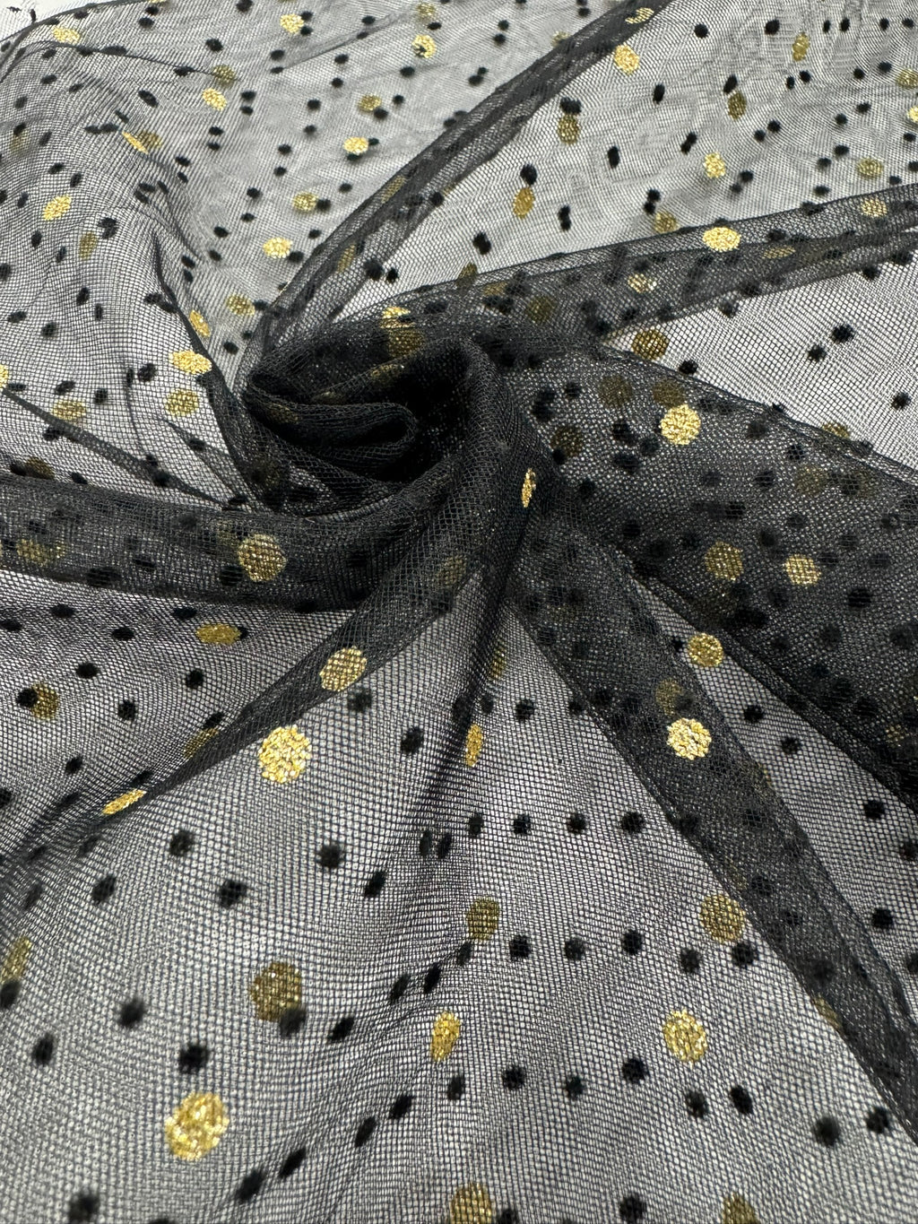 ML153 VELVET POLKADOT TULLE