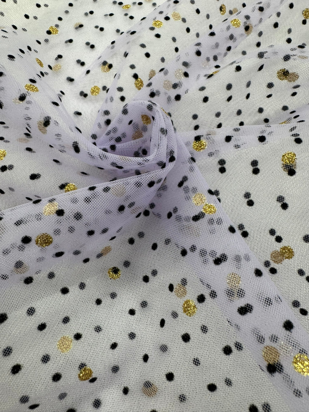ML153 VELVET POLKADOT TULLE