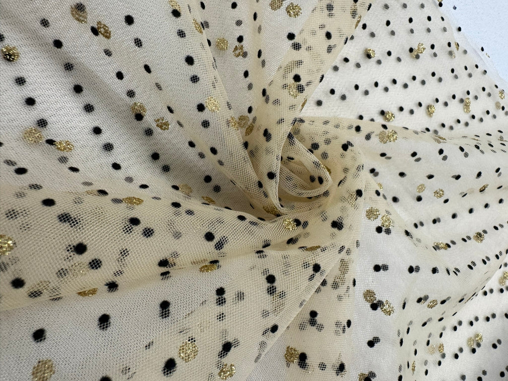 ML153 VELVET POLKADOT TULLE