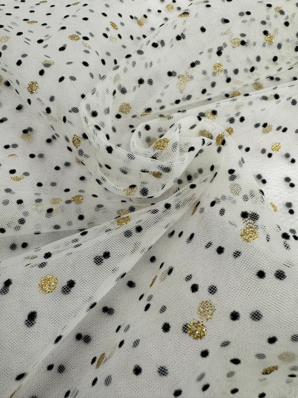 ML153 VELVET POLKADOT TULLE