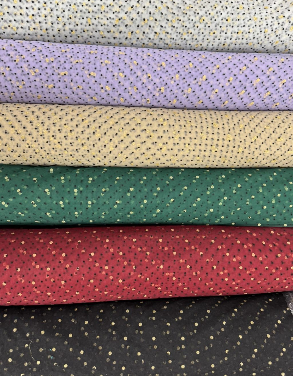 ML153 VELVET POLKADOT TULLE