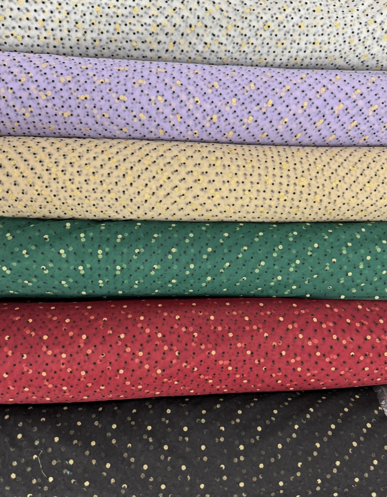 ML153 VELVET POLKADOT TULLE