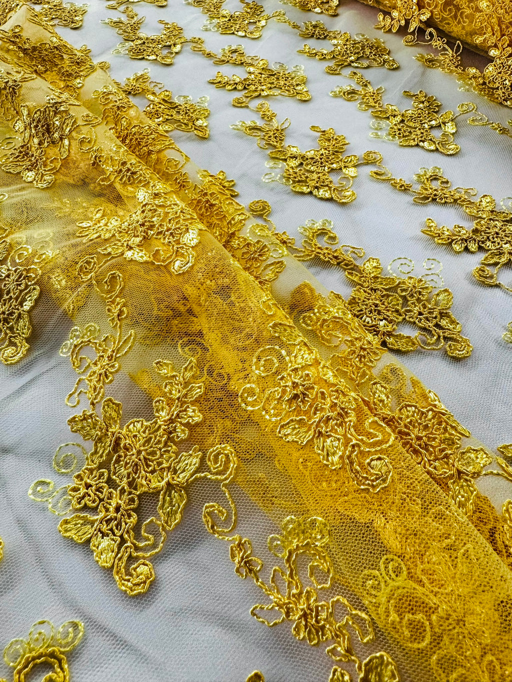 ML101  Corded Lace Embroidered