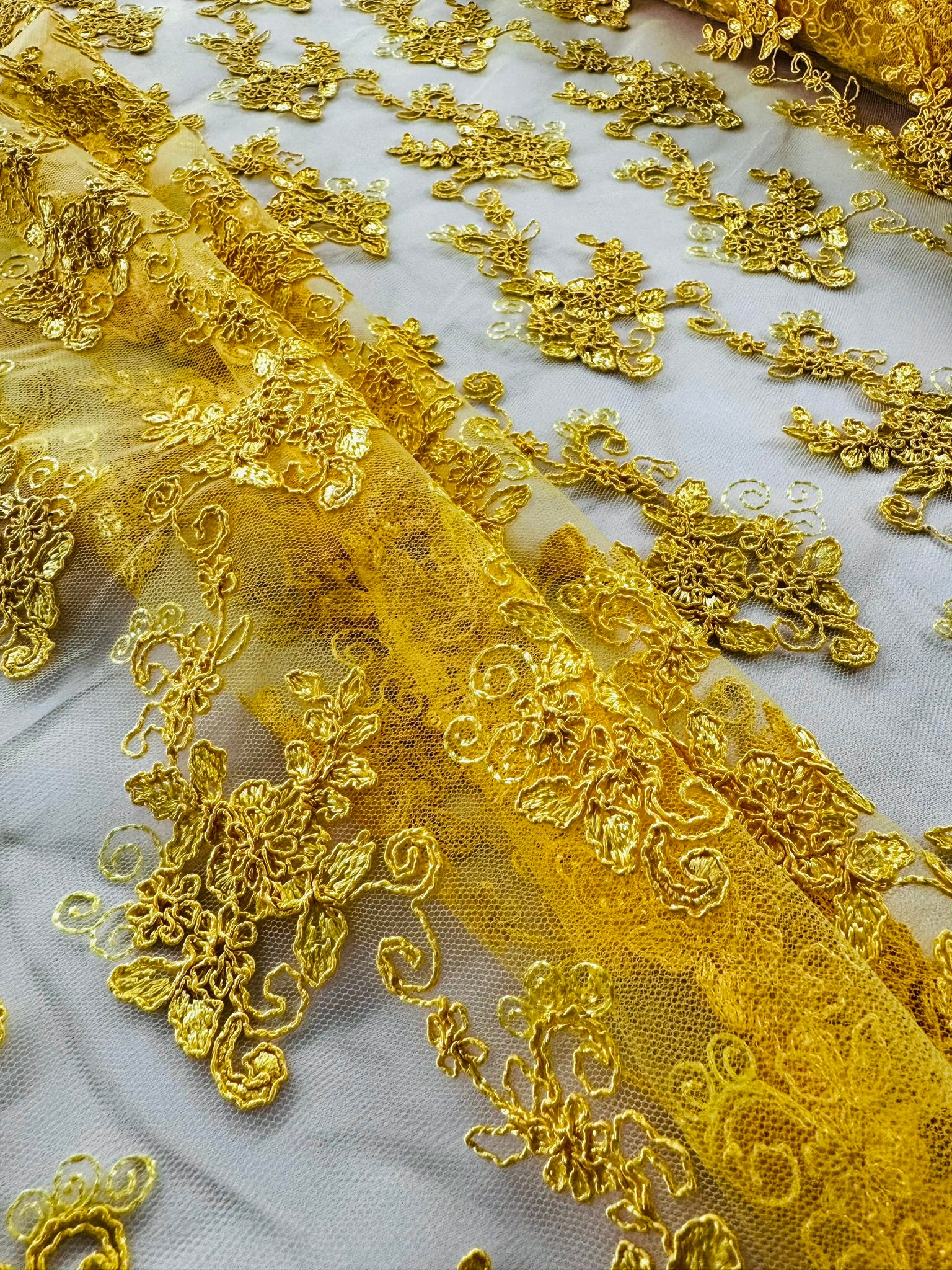 ML101  Corded Lace Embroidered