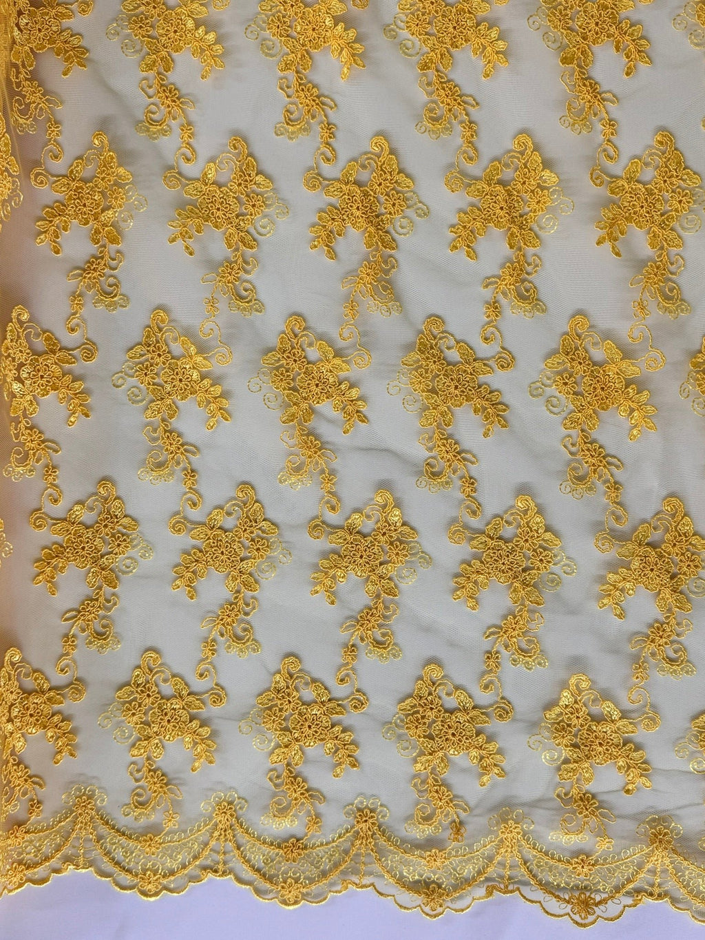 ML101  Corded Lace Embroidered