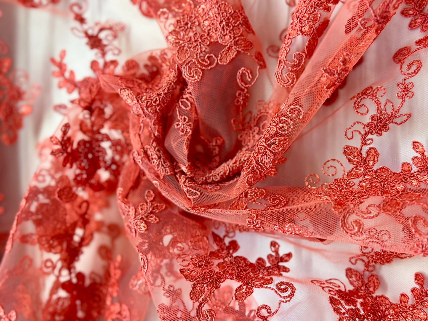 ML101 CORAL Corded Lace