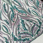 ML125 GREEN/PURPLE Embroidery and Beaded Lace