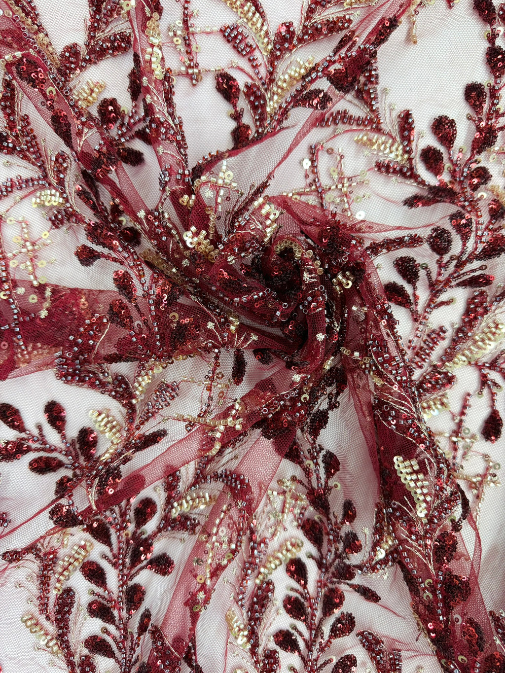 ML106 Embroidery and Beaded Lace