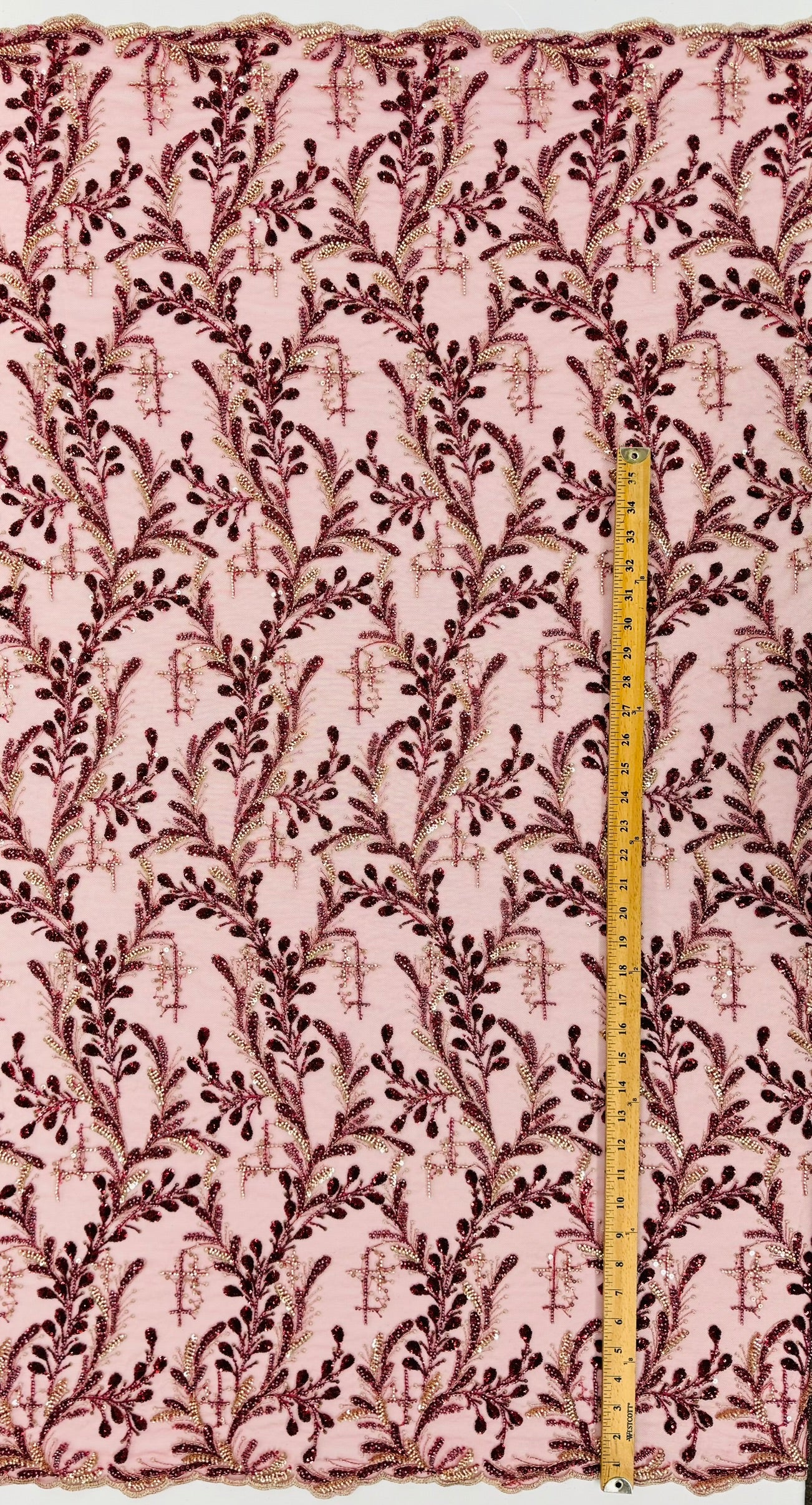 ML106 Embroidery and Beaded Lace