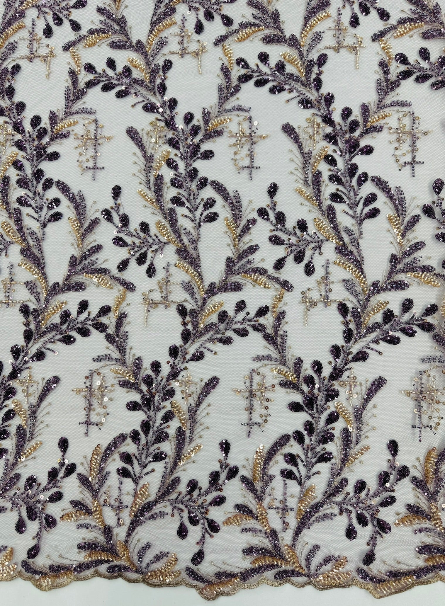 ML106 Embroidery and Beaded Lace