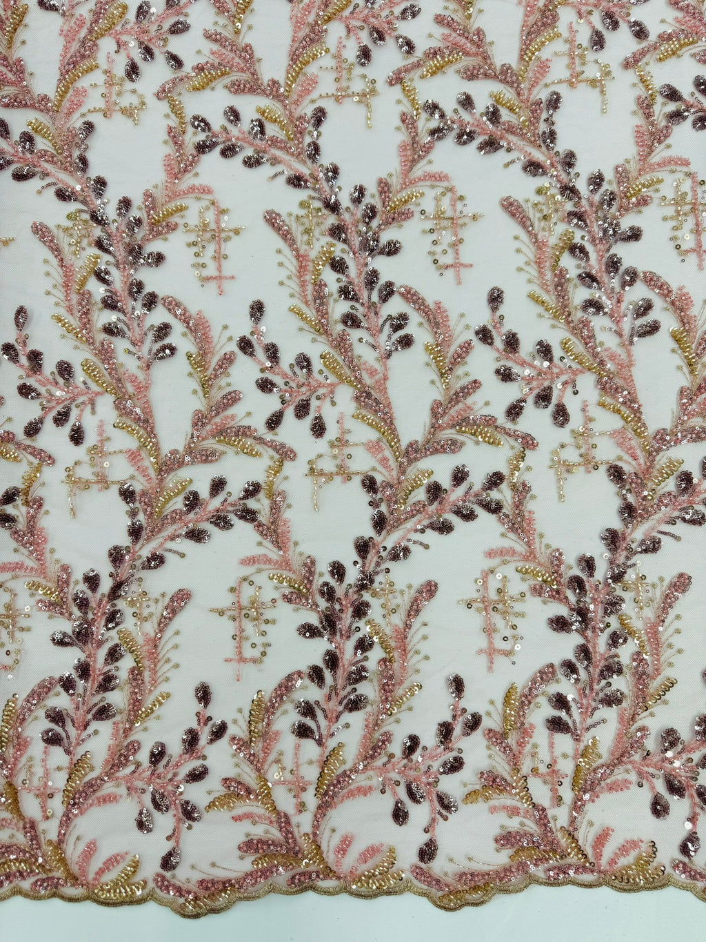 ML106 Embroidery and Beaded Lace