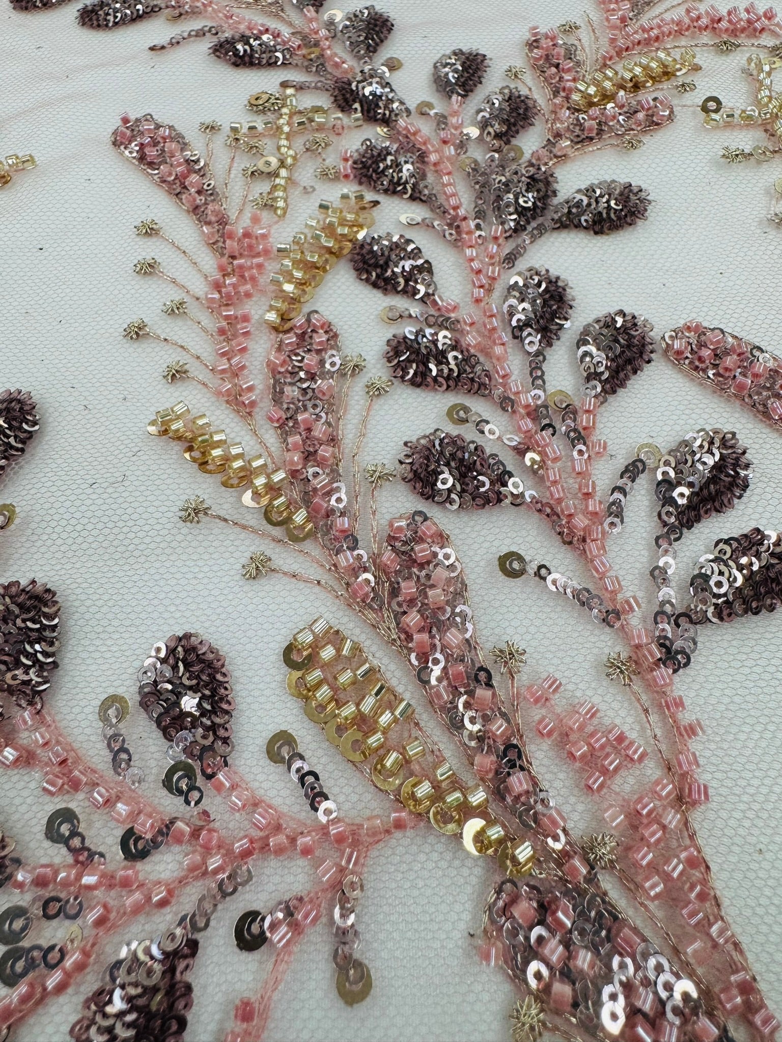ML106 Embroidery and Beaded Lace