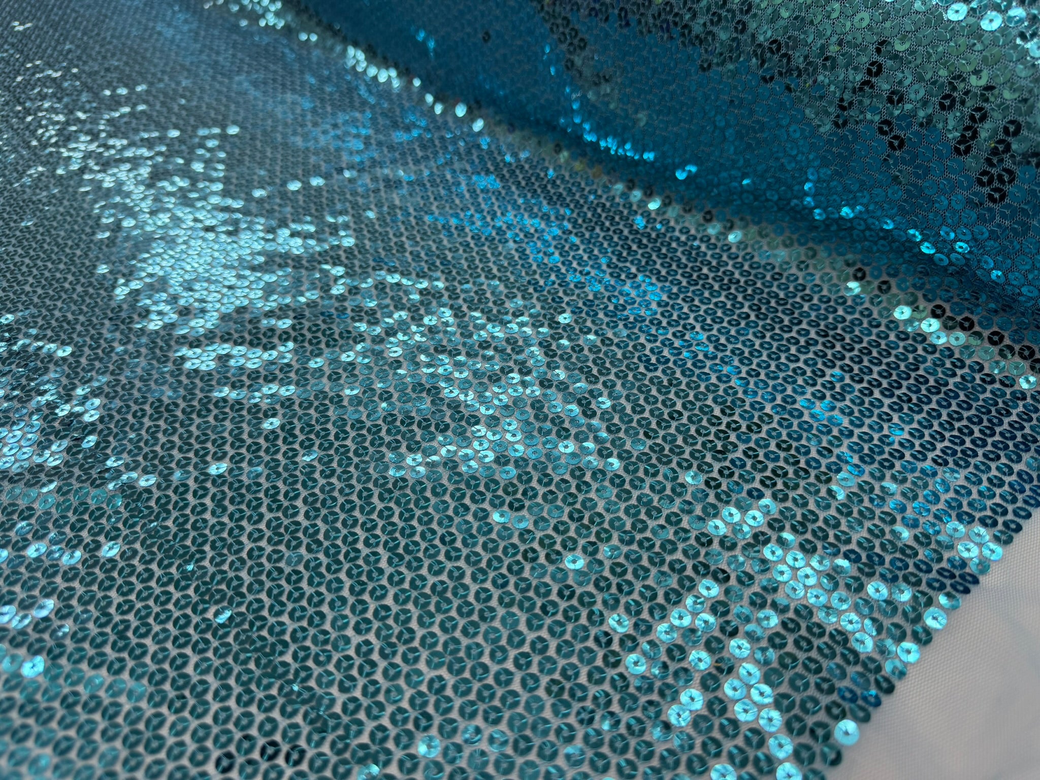 ML155 Sequin Lace Fabric – Allover Sparkle Embroidered Mesh