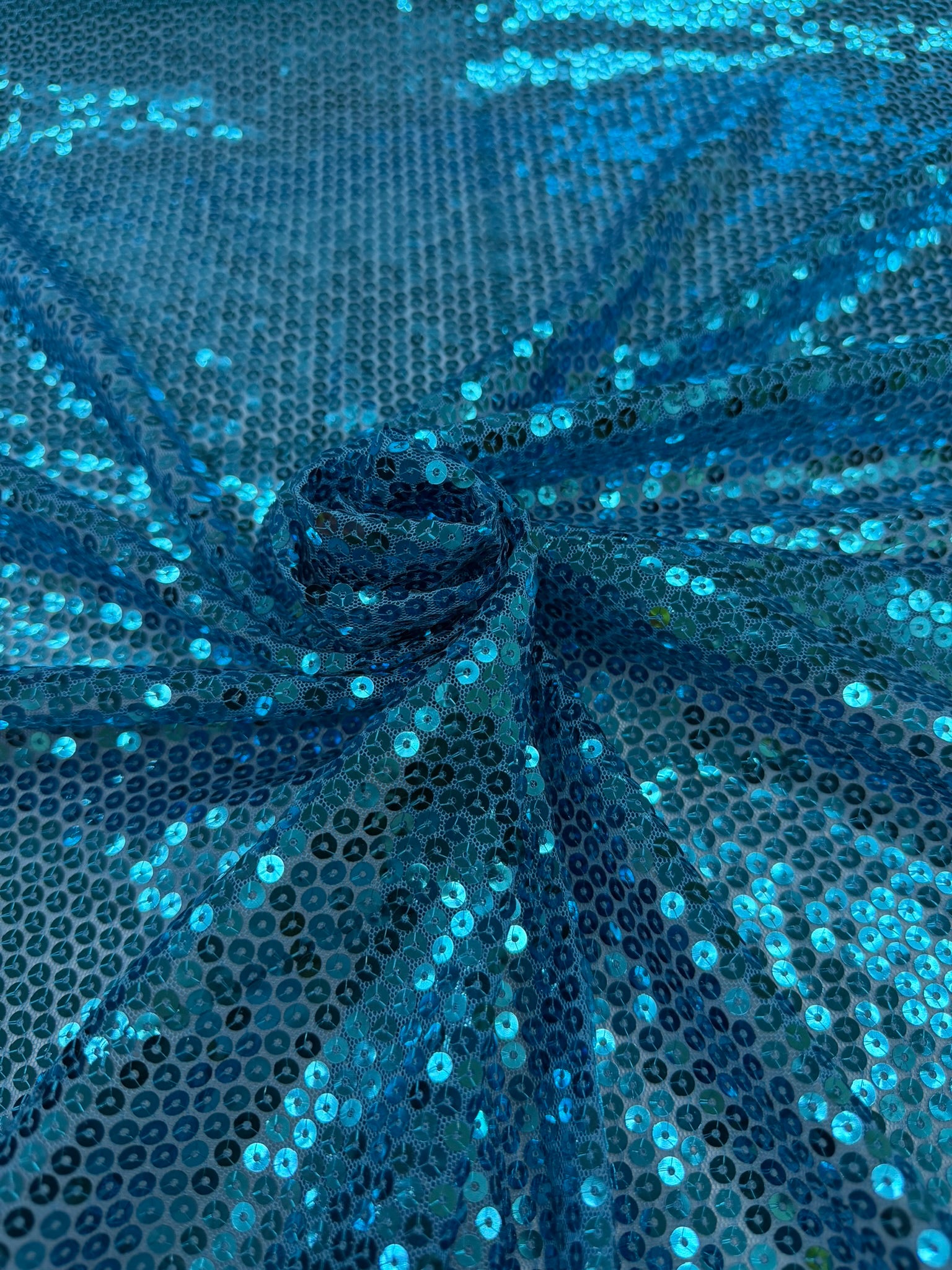 ML155 Sequin Lace Fabric – Allover Sparkle Embroidered Mesh