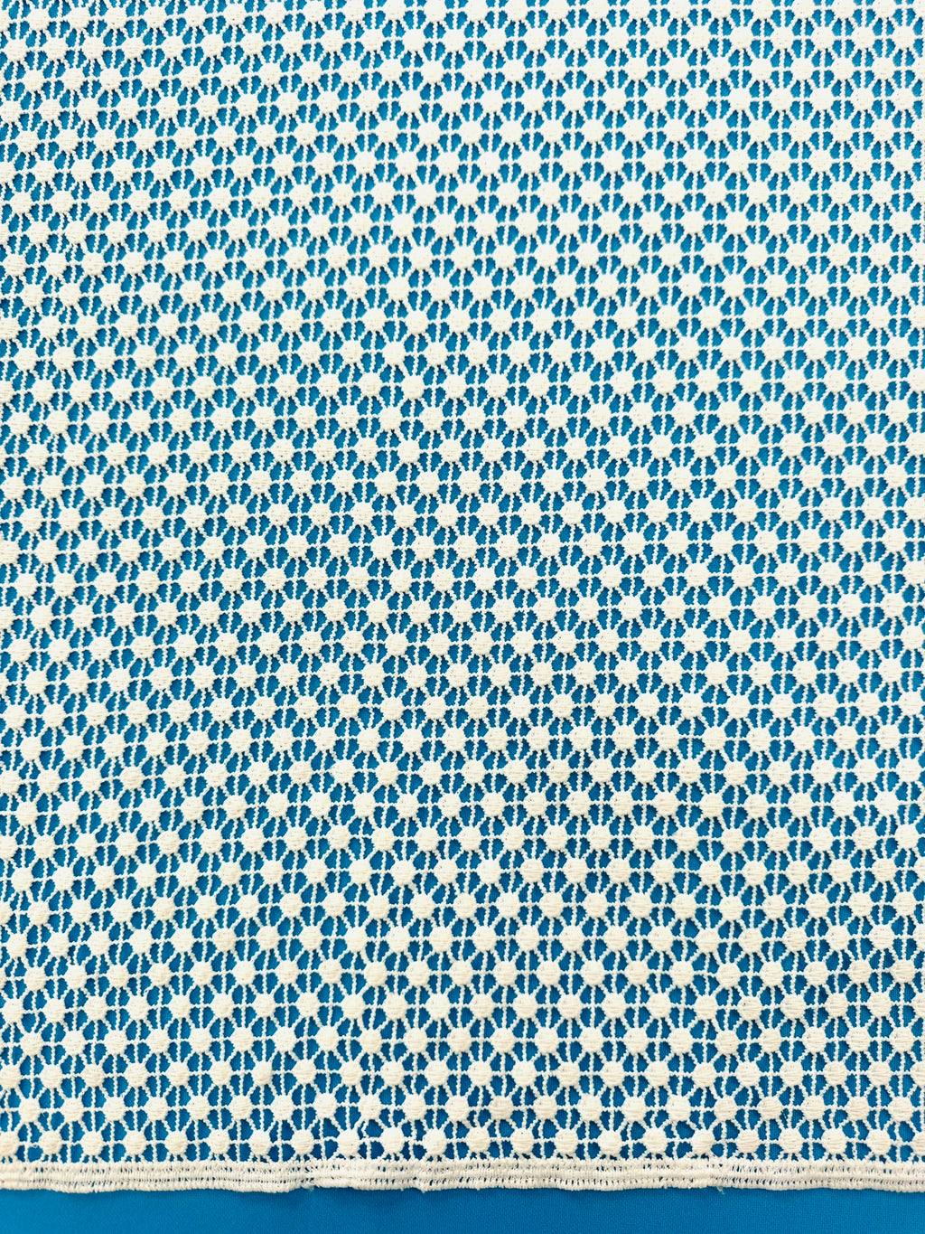 ML116 OFF WHITE Dot Lace Guipiure / Chemical Lace Embroidery