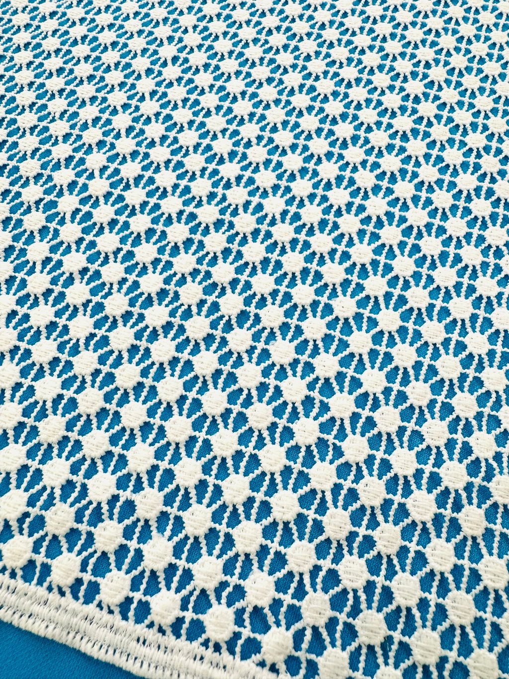 ML116 OFF WHITE Dot Lace Guipiure / Chemical Lace Embroidery